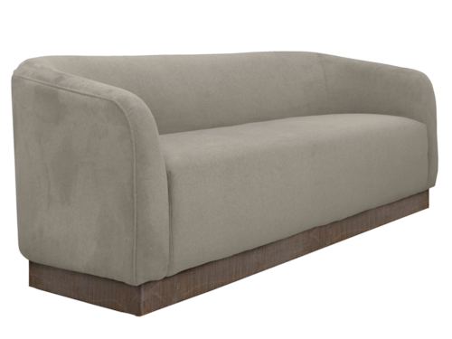 Contemporary Loveseat with Accent Pillows
