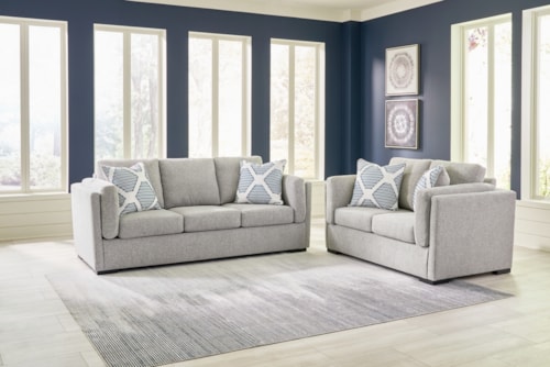 Contemporary 2-Piece Living Room Set