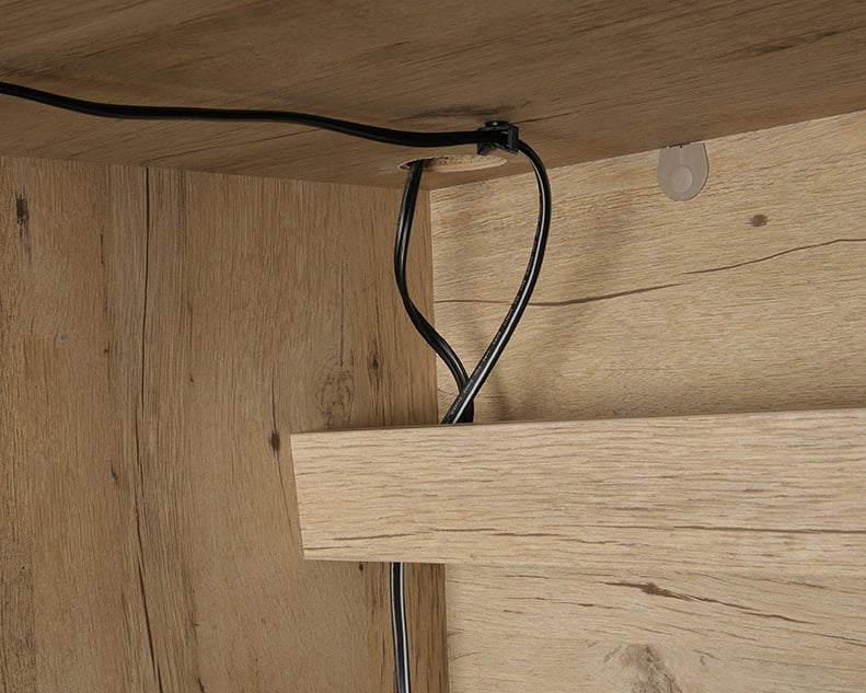 Sauder Aspen Post Aspen Post Double Pedestal Executive Desk