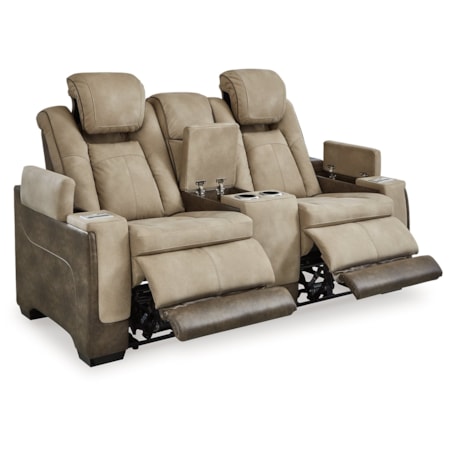 Pwr Rec Loveseat/Con/Adj Hdrst