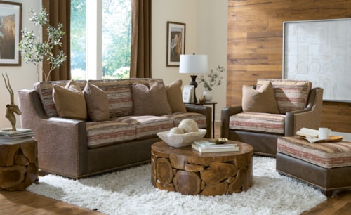Transitional 3-Piece Living Room Set