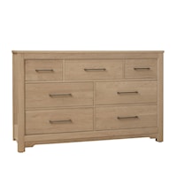 Transitional 7-Drawer Dresser