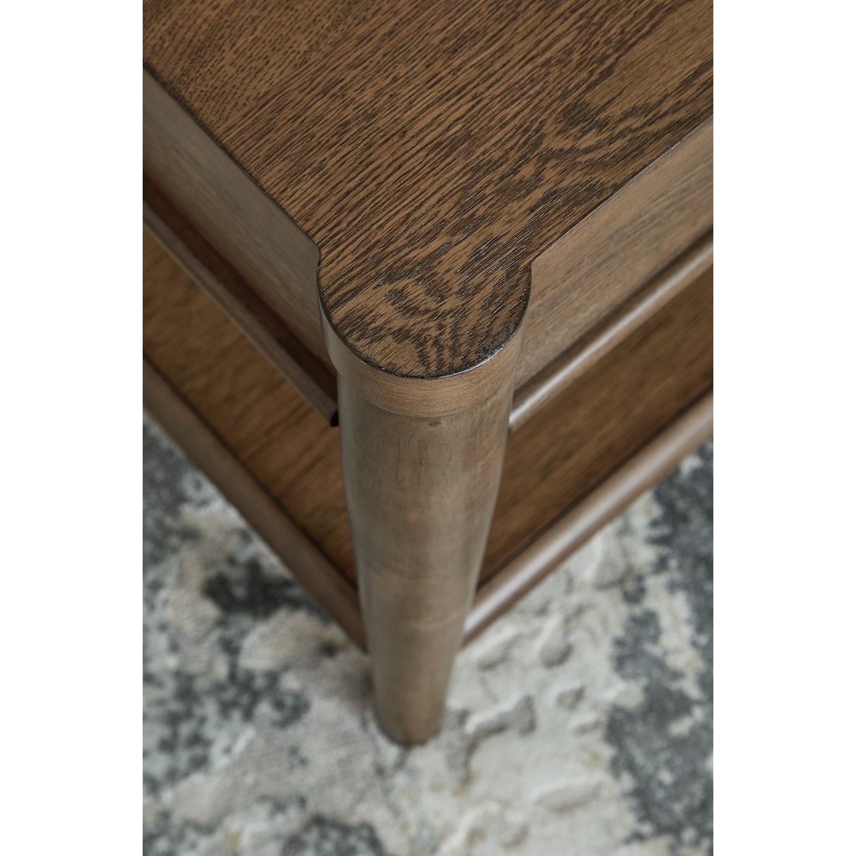 Ashley Furniture Signature Design Roanhowe Rectangular End Table