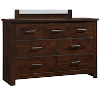 DARK BROWN DRESSER |