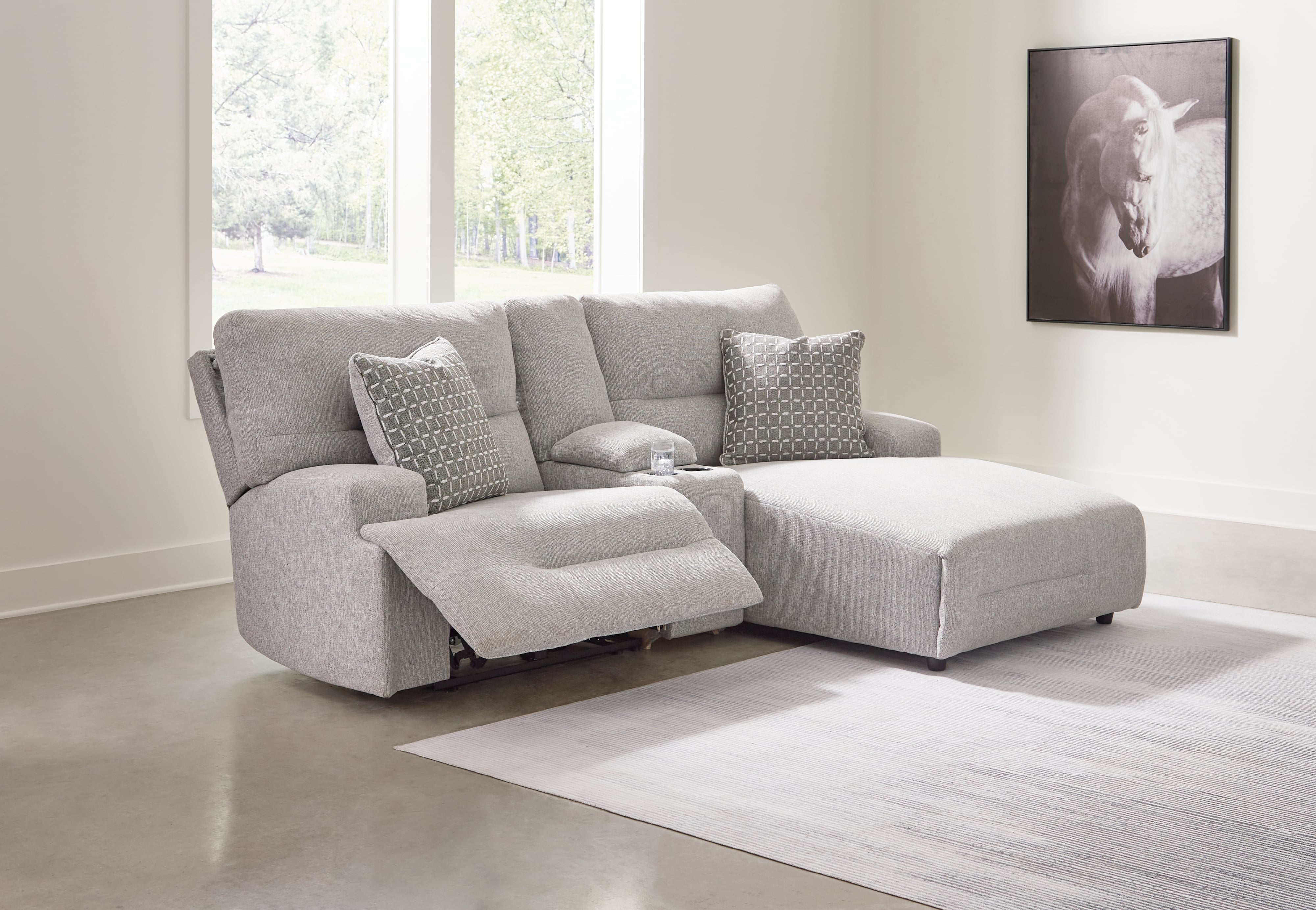 Reclining Sectional With Chaise