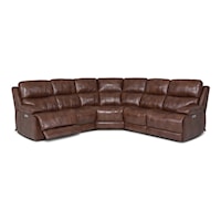 Kenaston Casual 5-Piece Reclining Sectional Sofa with USB Charging Port