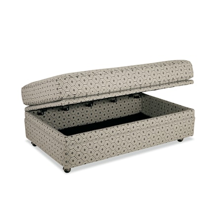 Storage Ottoman w/ Hinge Top