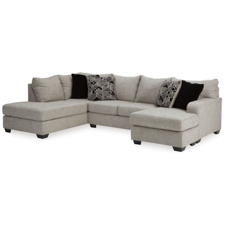 2-Piece Sectional With Chaise