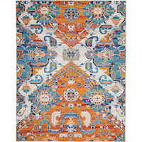 8' x  10' Multicolor Rectangle Rug