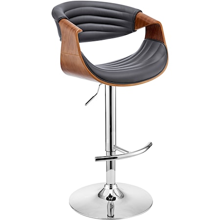 Upholstered Swivel Bar Stool