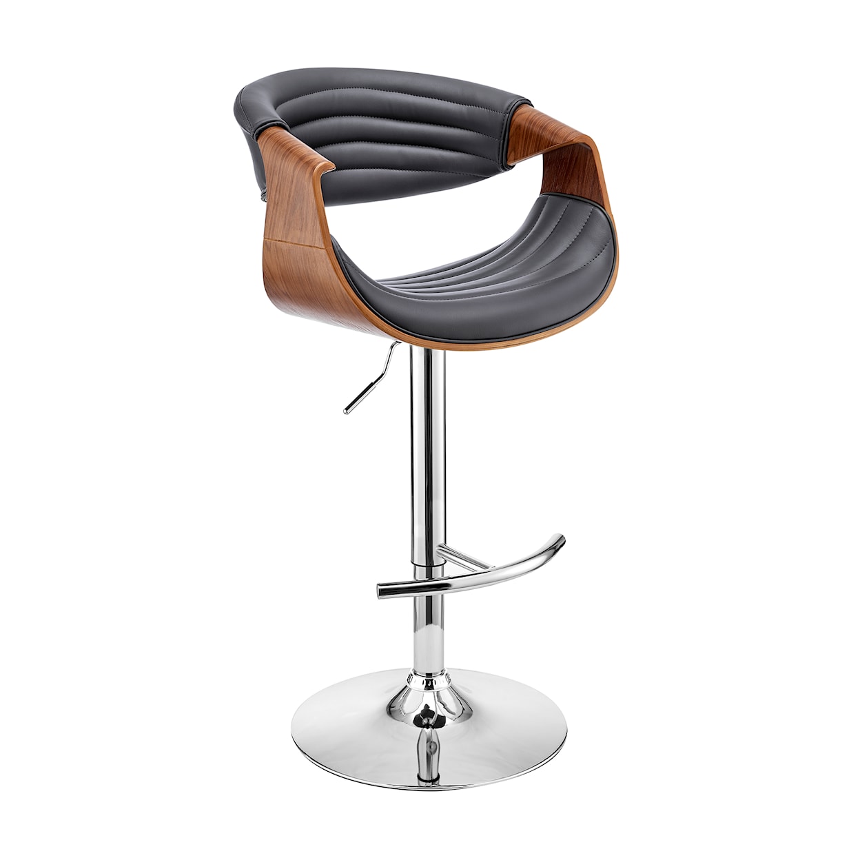 Armen Living Gionni Upholstered Swivel Bar Stool