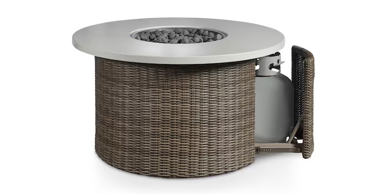 Huntington Outdoor Round Fire Table