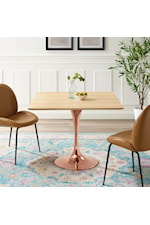 Modway Lippa 36" Square Dining Table