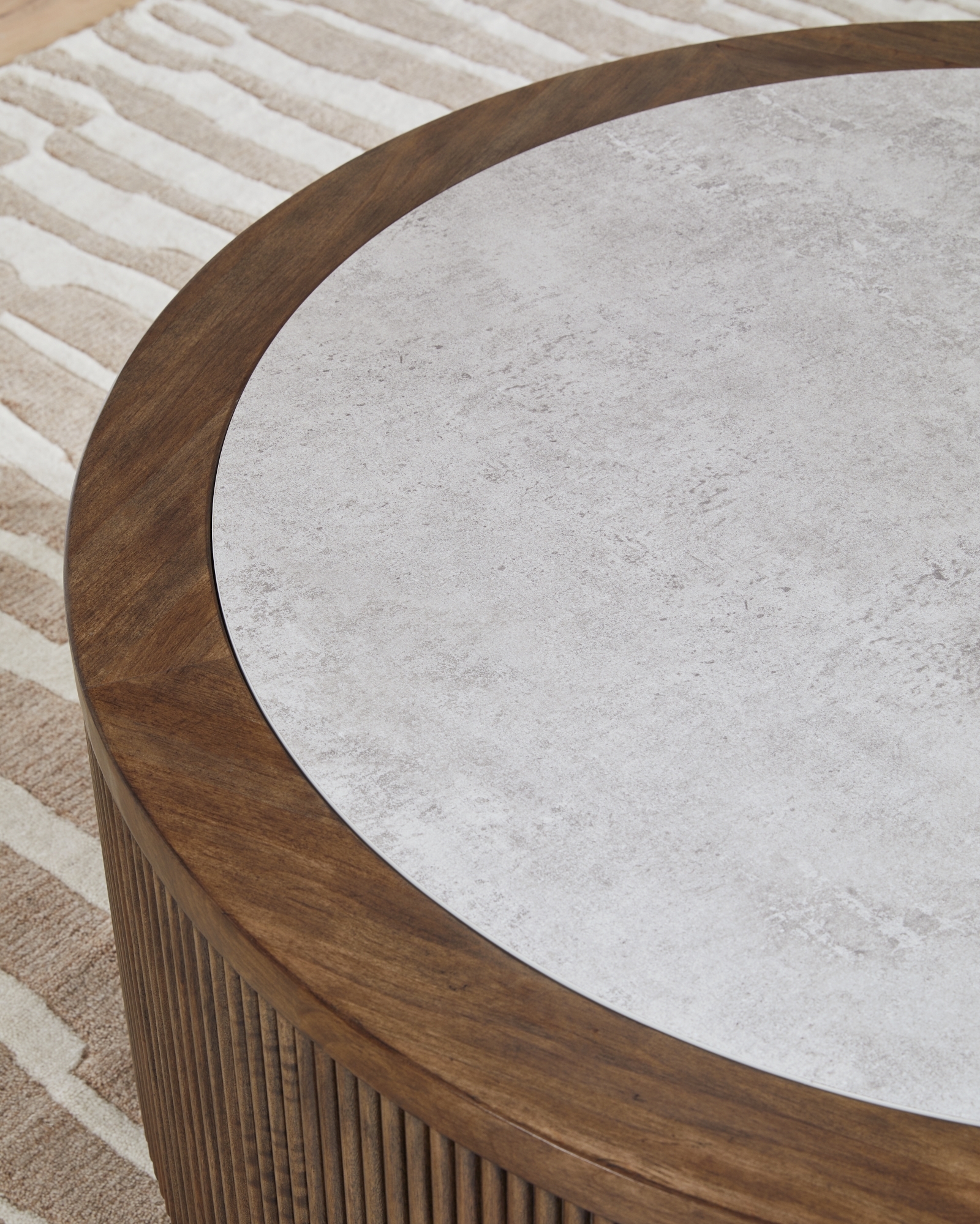 Signature Design by Ashley Hadonna Round Coffee Table