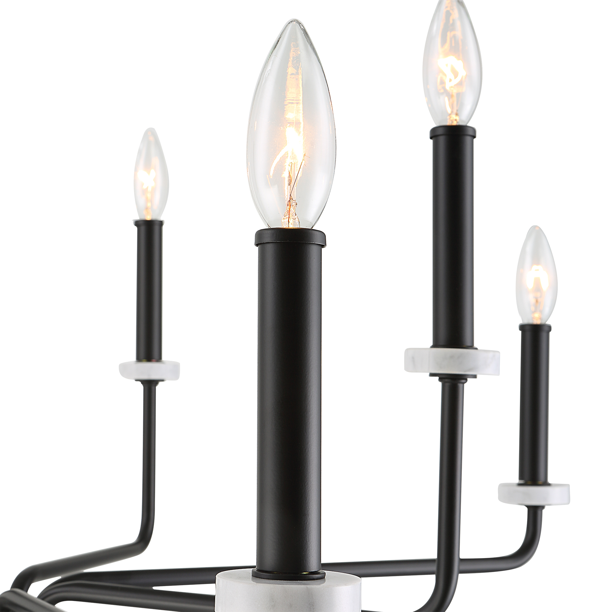 Uttermost Ebony Ebony Elegance 8 Light Chandelier