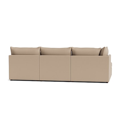 Outdoor 4-pc. Chaise Sofa w/Ottoman