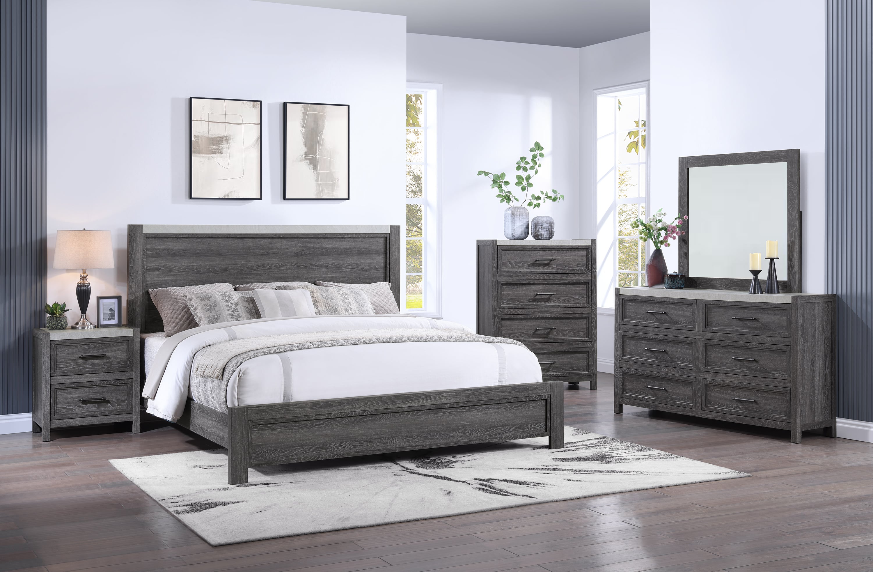 MADSEN 5-Piece Bedroom Set - King