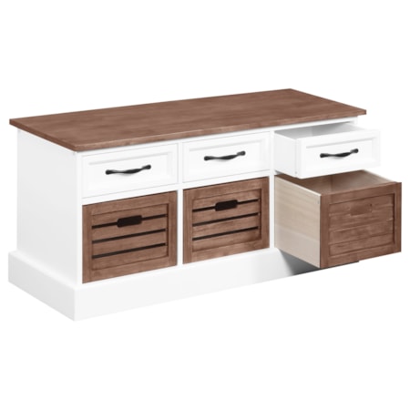 Alma 3-drawer Storage Bench