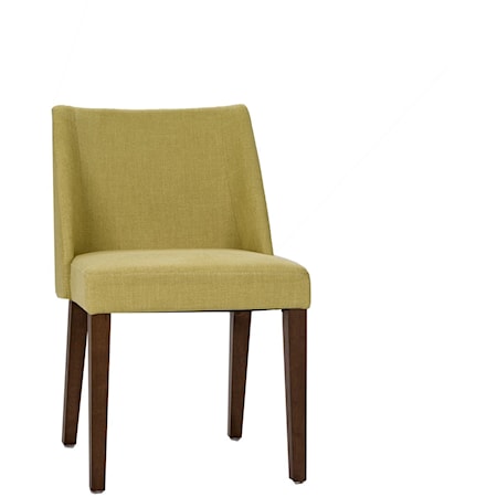 Mid-Century Modern Fully Upholstered Nido Dining Chair