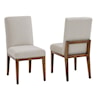 Vaughan Bassett Crafted Cherry - Medium Upholstered Side Dining Chair