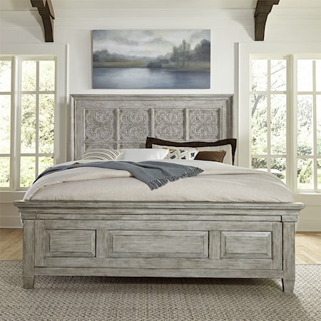 King Panel Bed