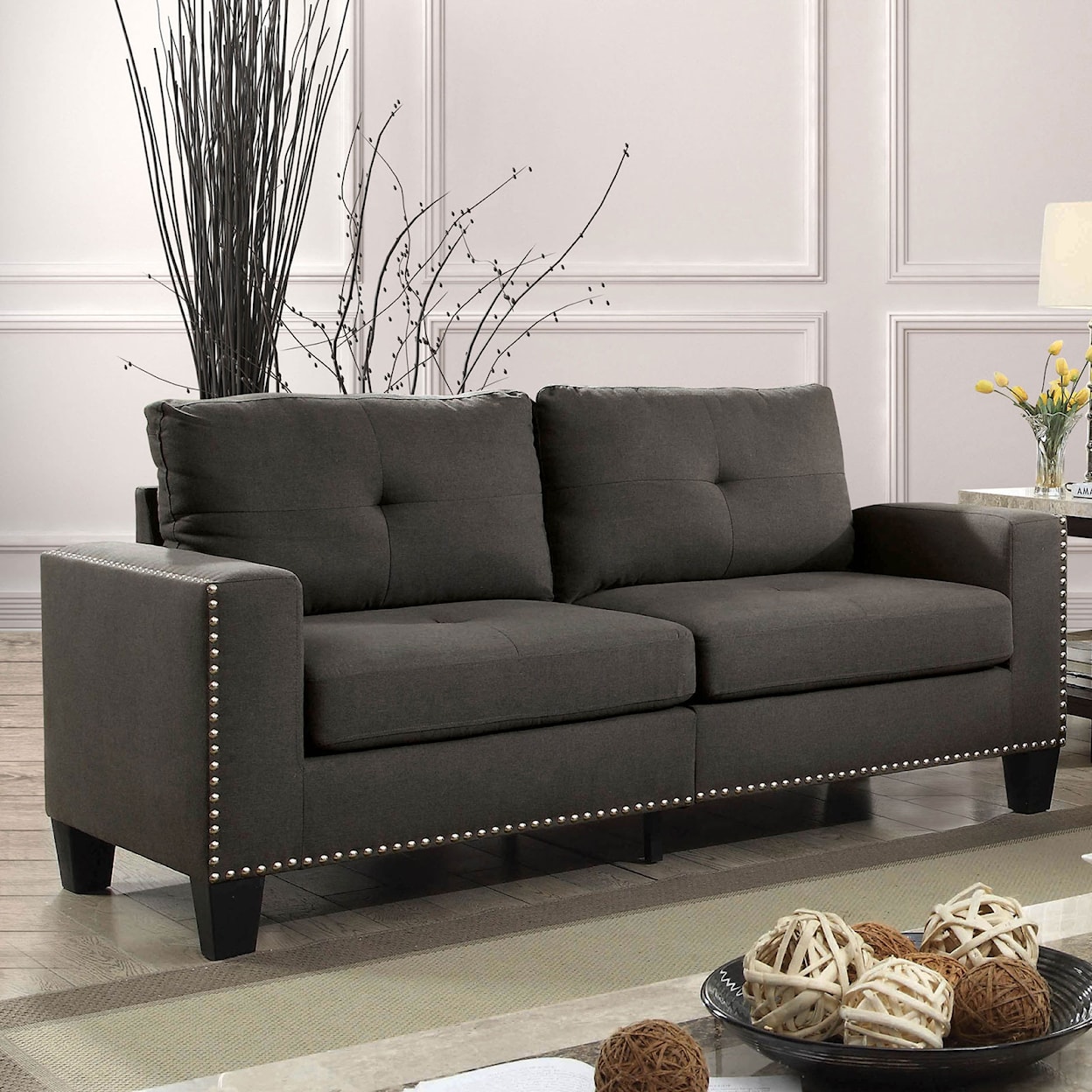 Furniture of America - FOA Attwell Sofa and Loveseat Set