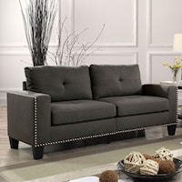 Transitional Sofa with Nailhead Trim