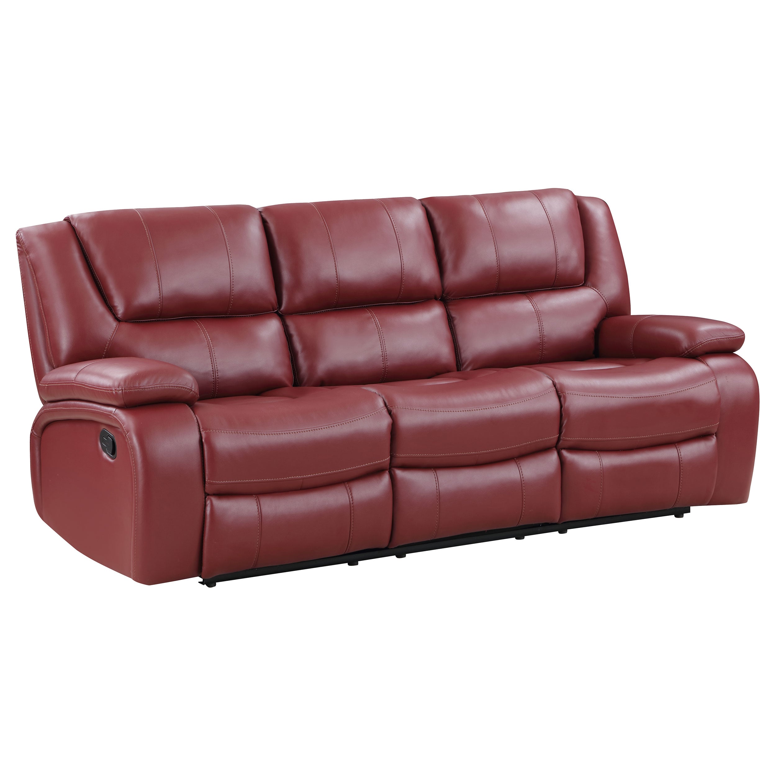 Motion Reclining Sofa Red