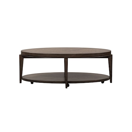 Oval Cocktail Table