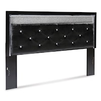 Glam King/Cal King Uph Panel Headboard