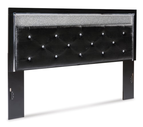 Glam King/Cal King Uph Panel Headboard