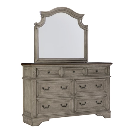 Dresser and Mirror