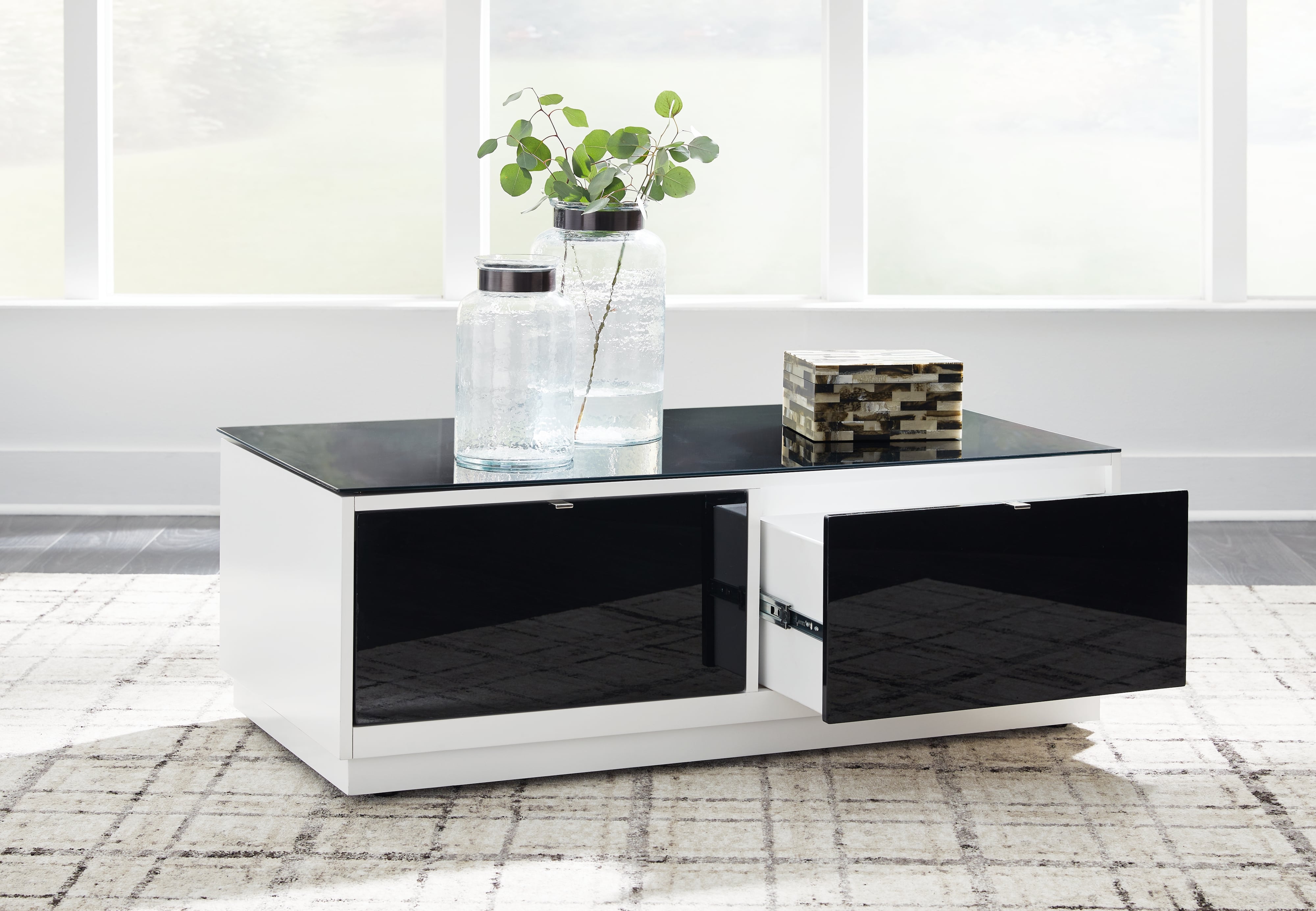 Signature Design by Ashley Gardoni Coffee Table and 2 End Tables