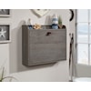 Sauder Anda Norr Wall Mounted Floating Desk