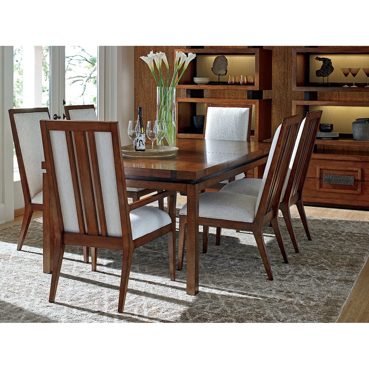 Tommy Bahama Home Island Fusion Formal Dining Room Group