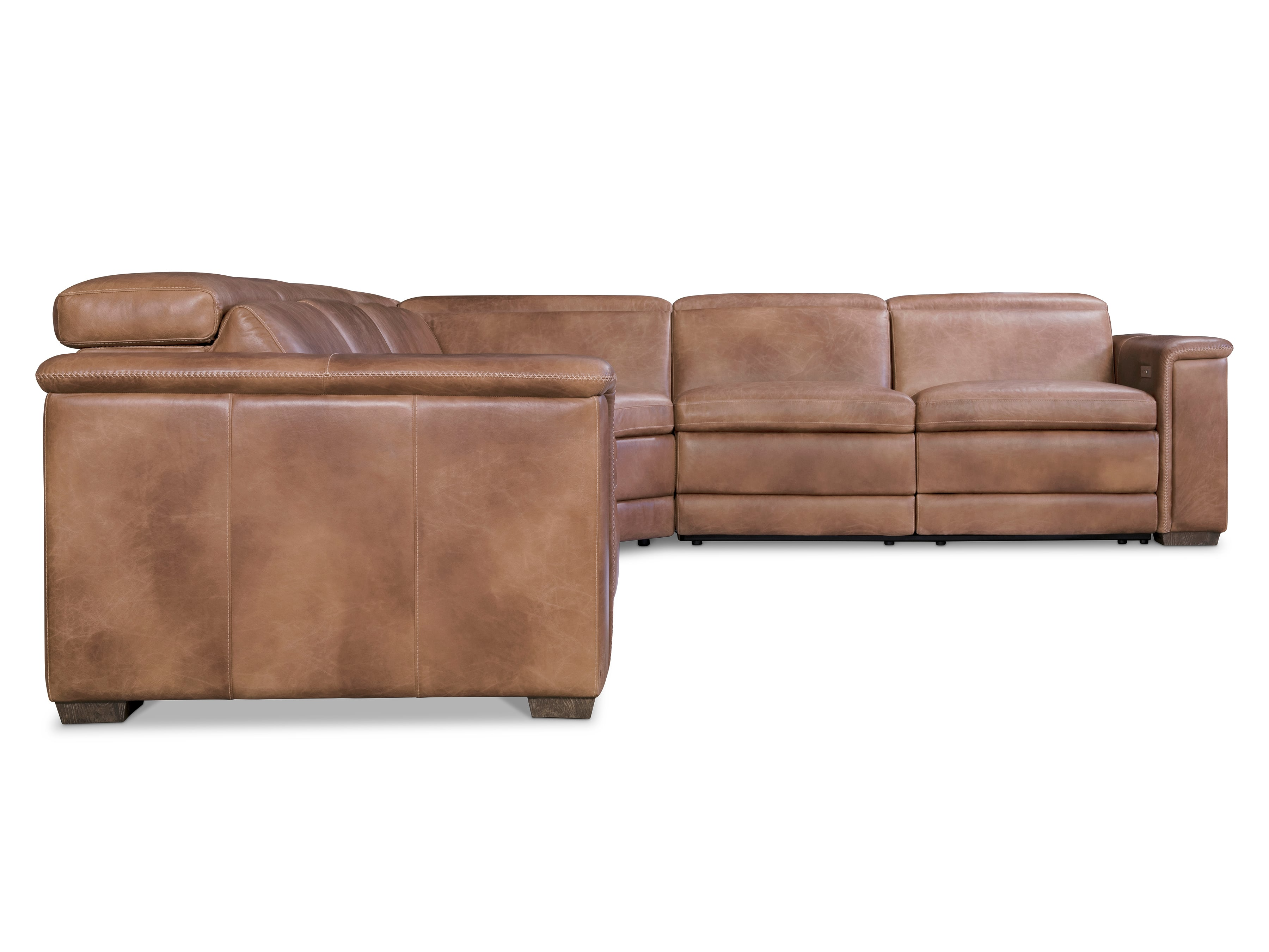 Lioni Leather Sectional
