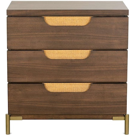 Contemporary Chest with Adjustable Floor Glides