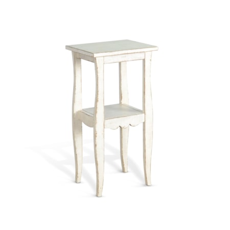 White Sand Side Table