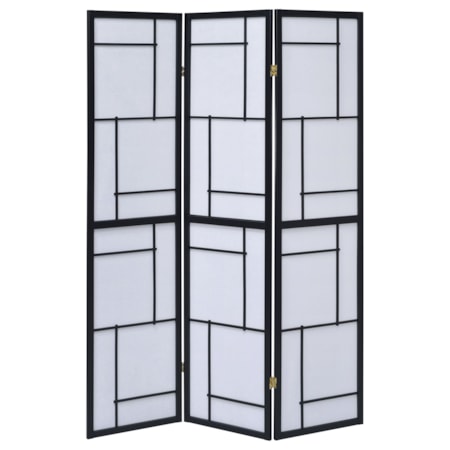 3-Panel Room Divider Folding Shoji Screen