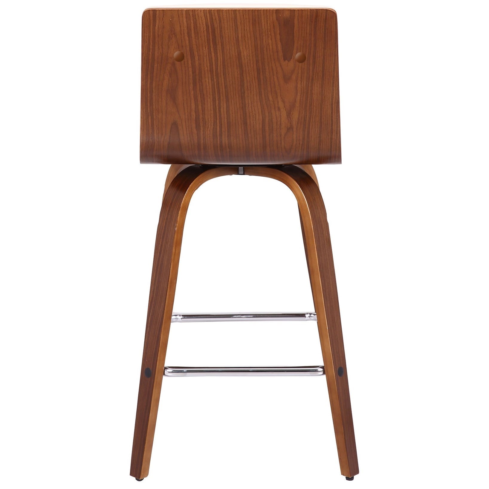 Armen Living Vienna Upholstered Swivel Counter Stool