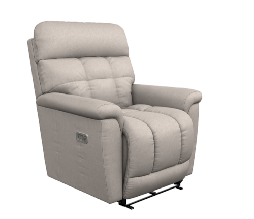 Casual Power Wall Recliner with Power Headrest and Lumbar