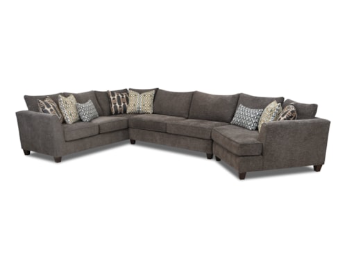 Sectional with Cuddler