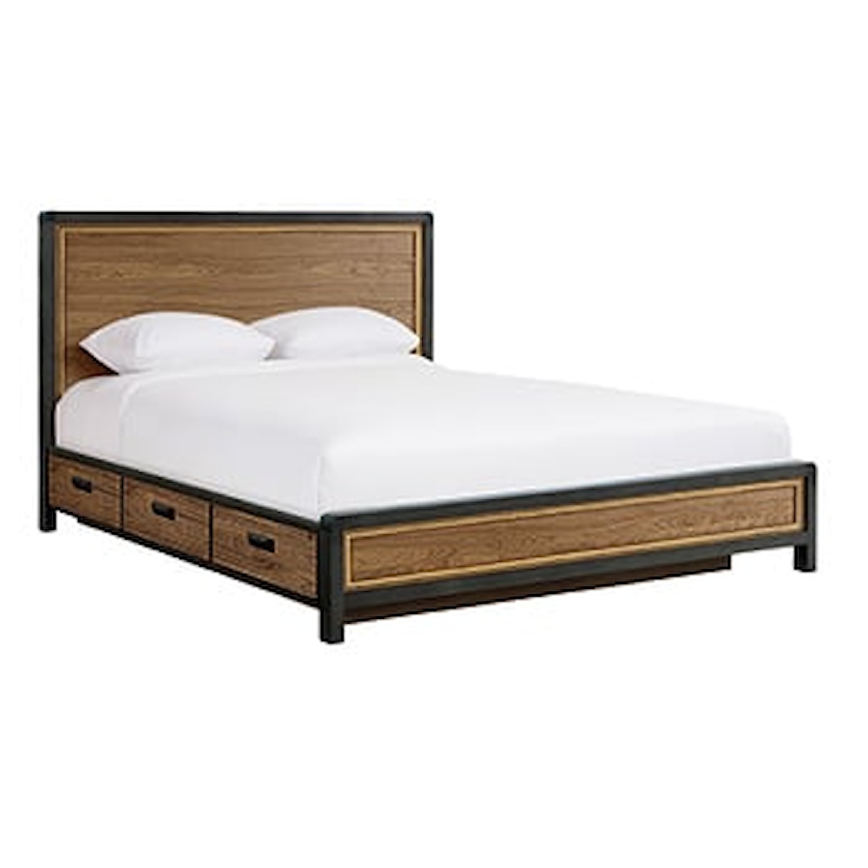 Whittier Wood Bryce King Panel Storage Bed