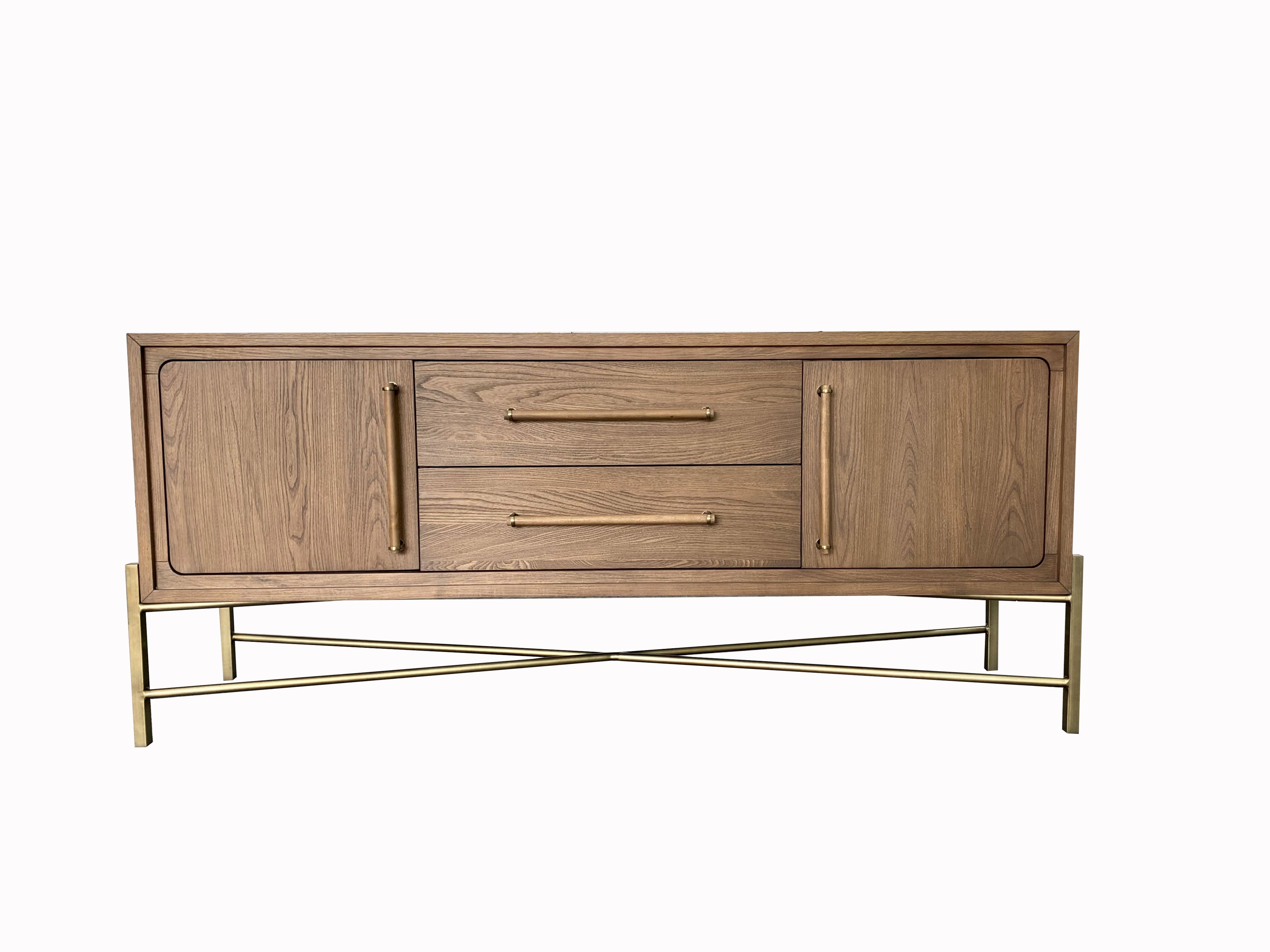 2-Door Metal-Base Sideboard