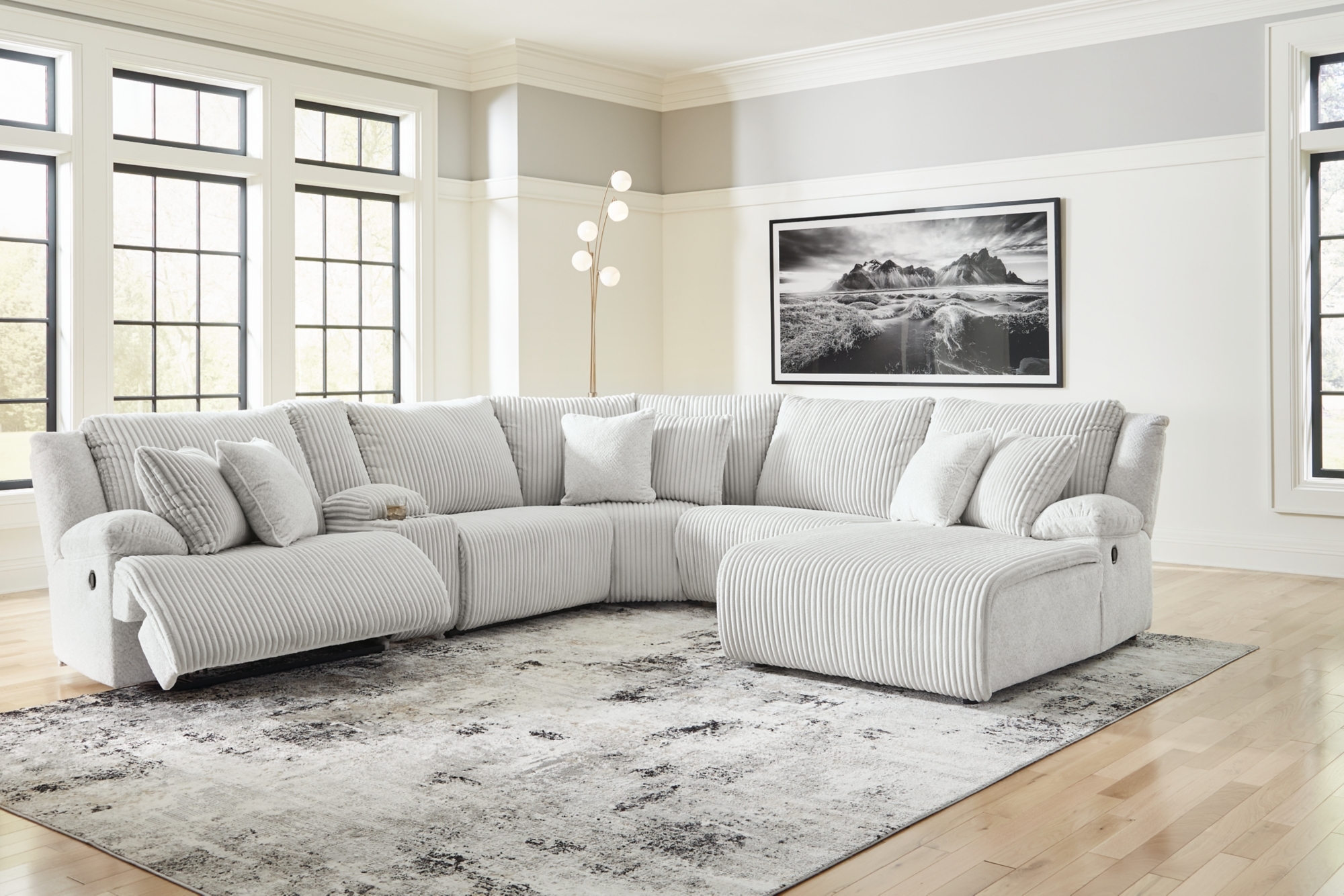 Signature Design by Ashley Top Tier 6-Piece Reclining Sectional With Chaise