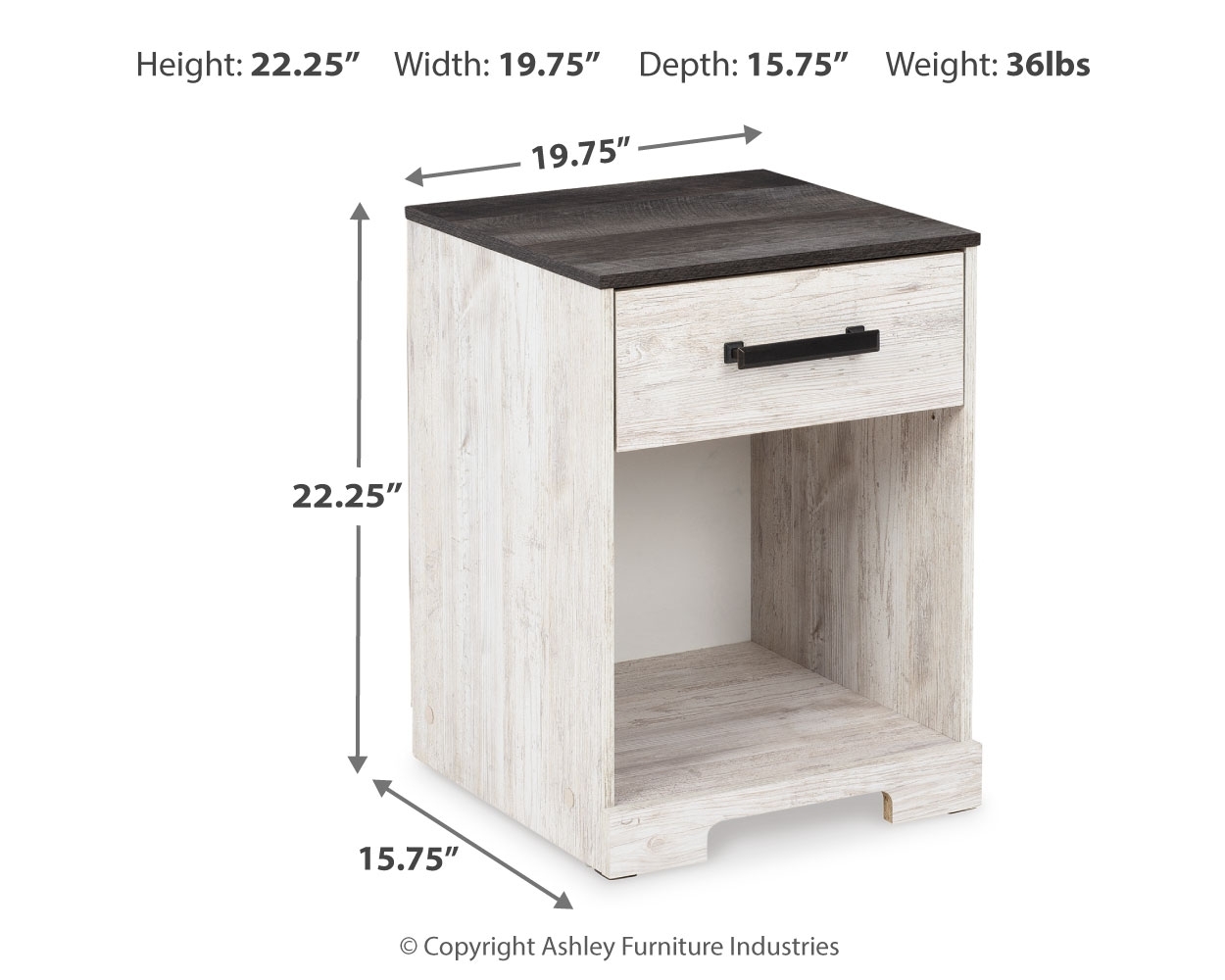 Signature Design by Ashley Shawburn 1-Drawer Nightstand