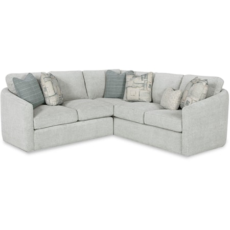 Contemporary 4-Seat Sectional Sofa w/ LAF Loveseat