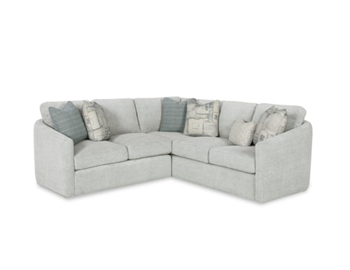 Contemporary 4-Seat Sectional Sofa w/ LAF Loveseat