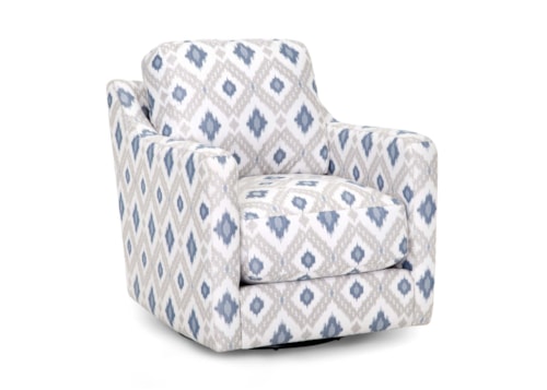 Transitional Swivel Accent Chair