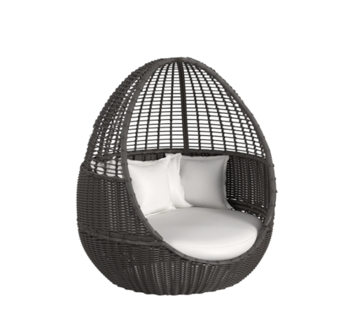 Tropical Outdoor Resin Wicker Daybed